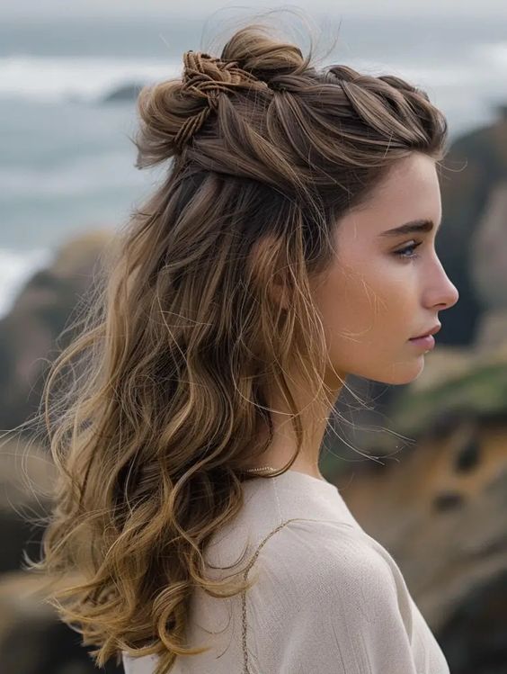 Half-Up Braids is easy to maintain