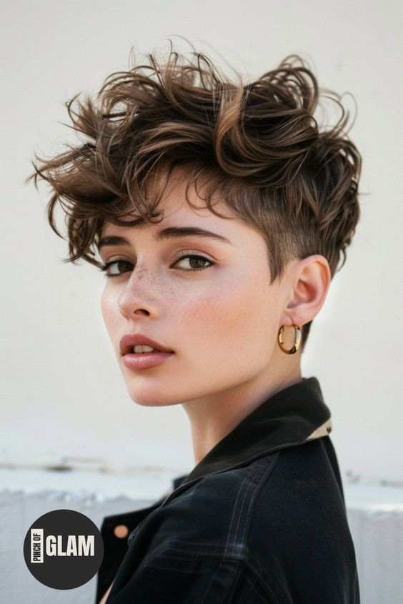 Pixie Cut with Volume