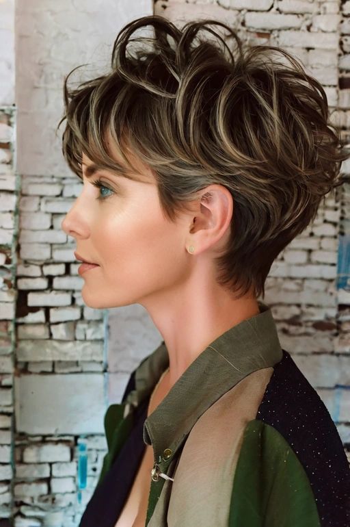 The Pixie Cut with Artistic Layers