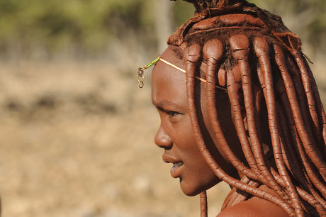 braids covered in ochre